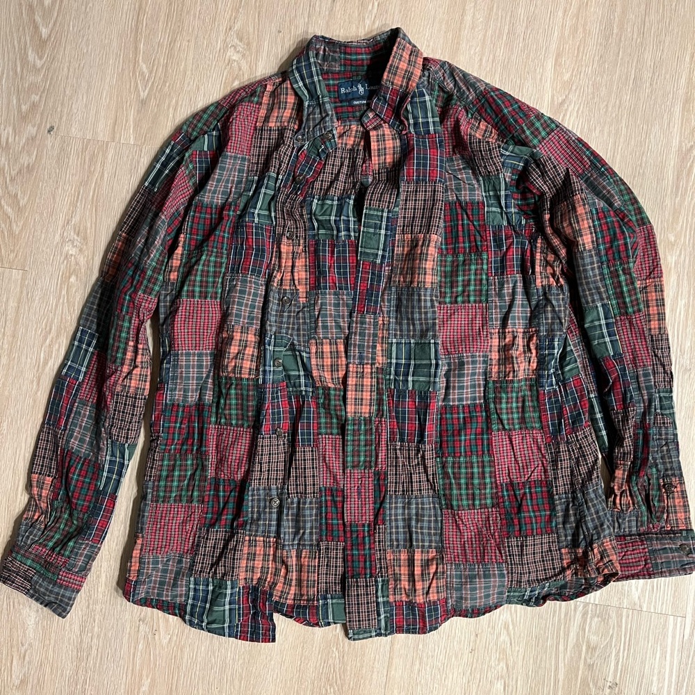 Ralph Lauren Patchwork Button Down Shirt